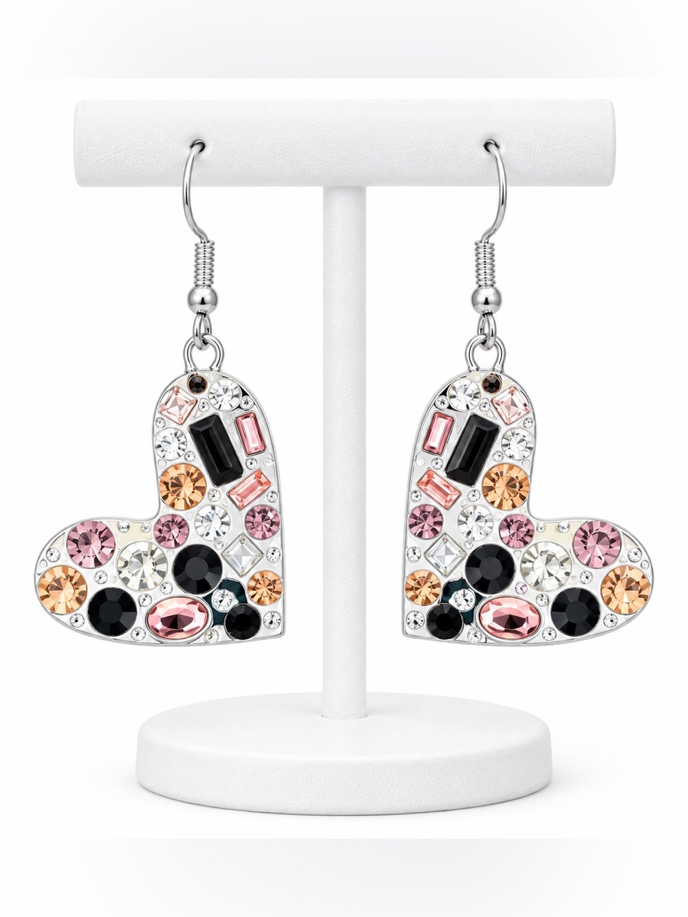 Paparazzi "Tender Treasure - Black" earrings NWT